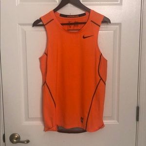 Nike pro combat neon tank top